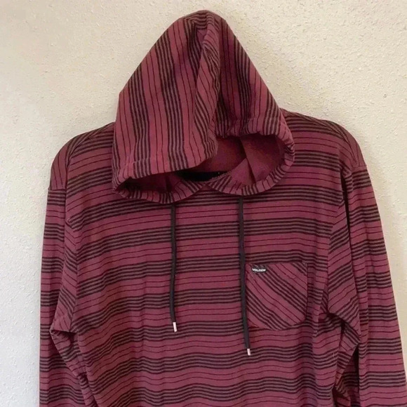 VOLCOM Men’s Hooded Long Sleeved Shirt - Picture 2 of 8